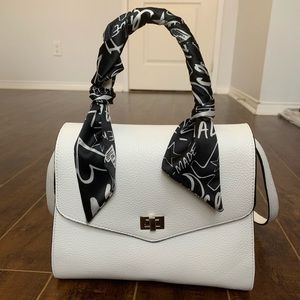 Steve Madden Maeve Flap Crossbody Bag with Scarf